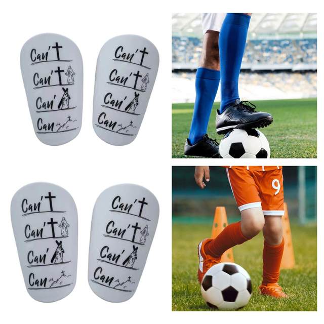2x Mini Soccer Shin Guards Portable Small Shin Pads for Boys Girls Football Training Shin Guards for Outdoor Sports Soccer Game