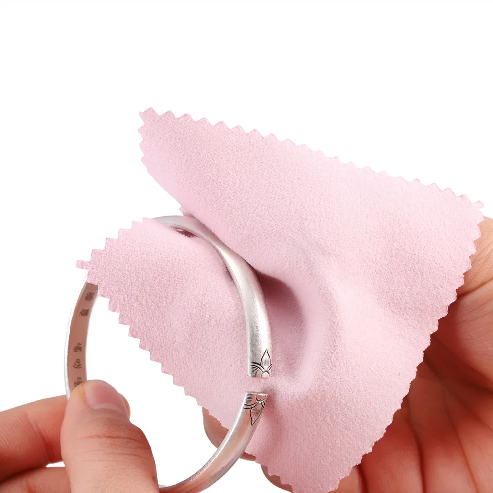 Deluxe Jewelry Cleaning Cloths - 10 Pack Silver & Gold Polishing Wipes