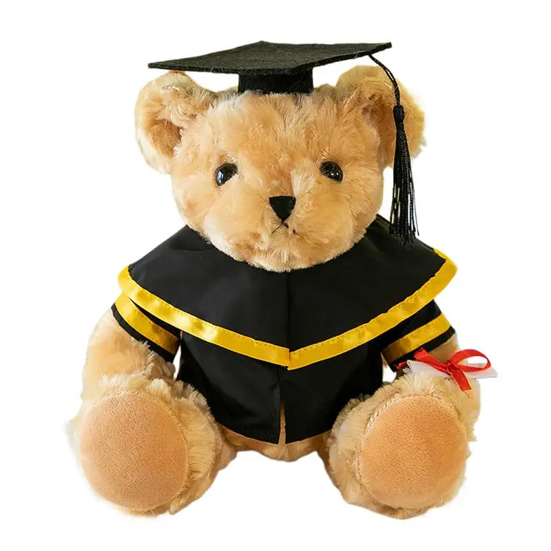

Graduation Bear плюшевый 10-дюймовый медведь, набивное животное, плюшевая игрушка, мягкая игрушка, милая пушистая кукла-животное, набивное животное, плюшевая игрушка, пушистая