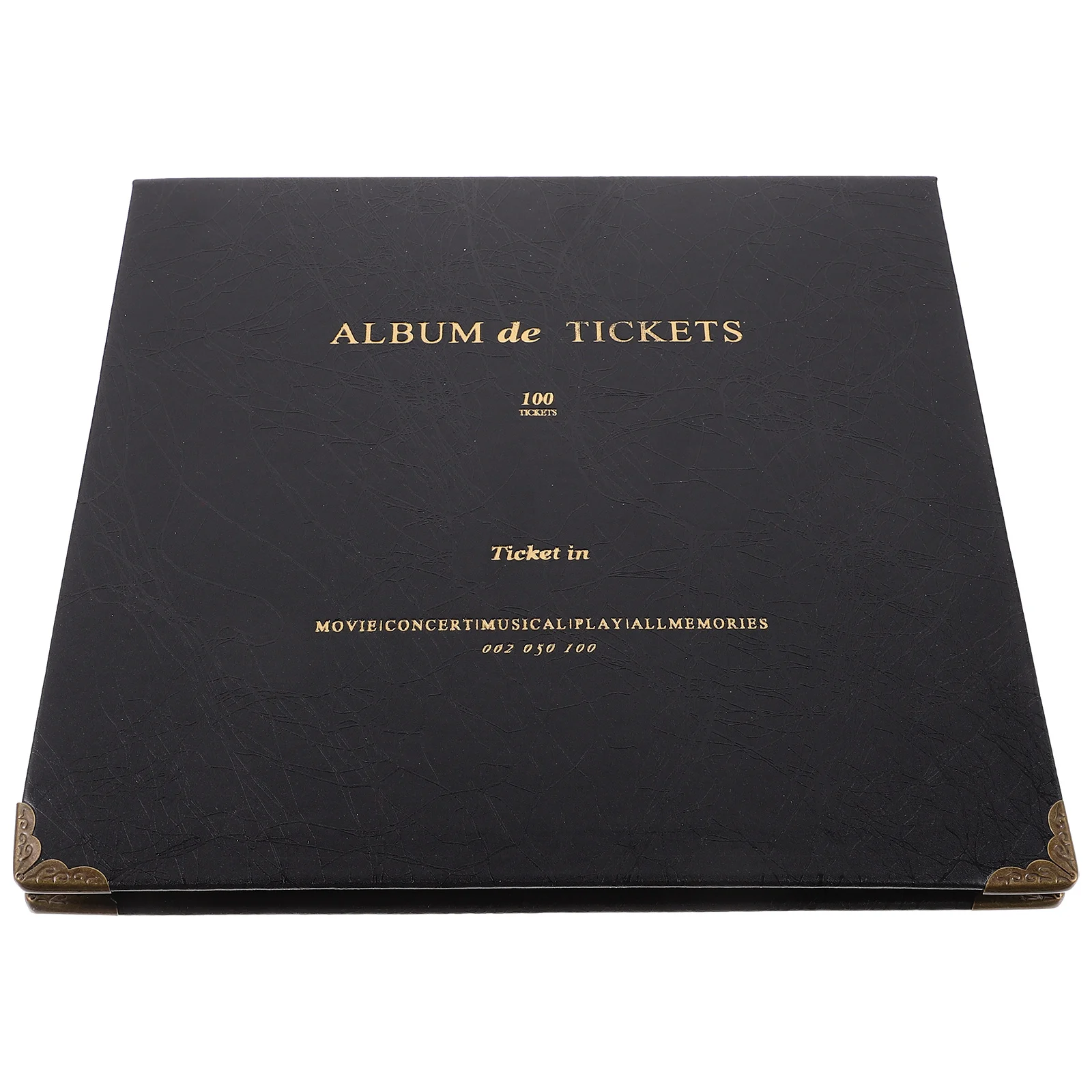 

1 Book of Photo Receipt Collection Memory Book Commemorative Gift for Ticket