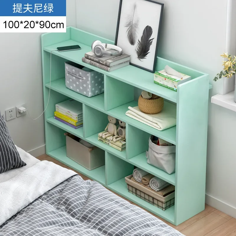 

2023 Year New AOLIVIYA Bedside Cabinet Rack Simple Bedroom Storage Rack Bedside Cabinet Long Strip Gap Small Shelf Bookshelf Boo