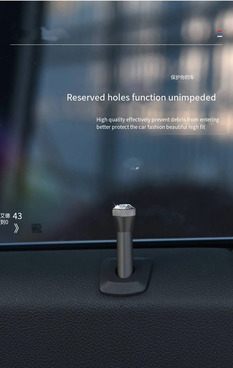 Suitable for BMW's entire range of crystal door lifting caps, door bolts, door c