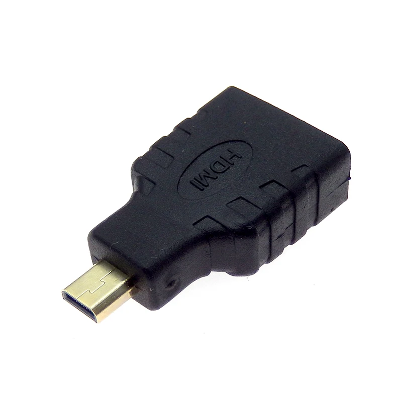 Micro HDMI Stecker Auf HDMI Buchse Konverter Vergoldet Adapter Adapter Für Für PS3 HDTV HDMI Kabel Verlängerung Stecker