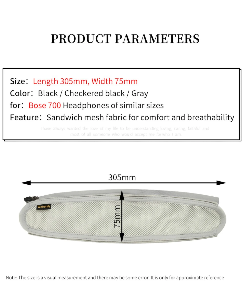 Quality Headphone Head Beam Cover for Bose 700 earphone Protective Case NC700 700UC Headset Headbeam Protector Sleeve