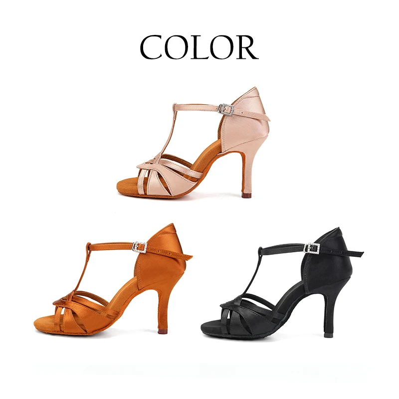 Woman Shoes For Dancing Latin Dance Shoes For Women Girls Ballroom Shoes Ladies Modern Tango Jazz Shoes Salsa Sandals Suede Sole 5