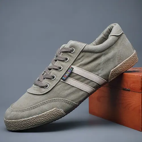 Classic Men's Vulcanized Shoes Brand Canvas Mens Casual Shoes  Breathable Soft Male Hard Wearing Board Shoes Tenis Marculino - Image 5