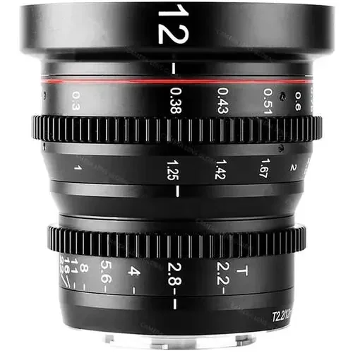 Meike MK-12mm T2.2 Large Aperture Manual Focus movie camera Lens low distortion