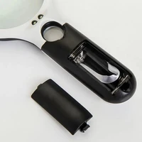 White Magnifying Glass Handheld 45X Magnifier With 3 LED Light For Reading Magnifying Glass Jewelry Loupe 6