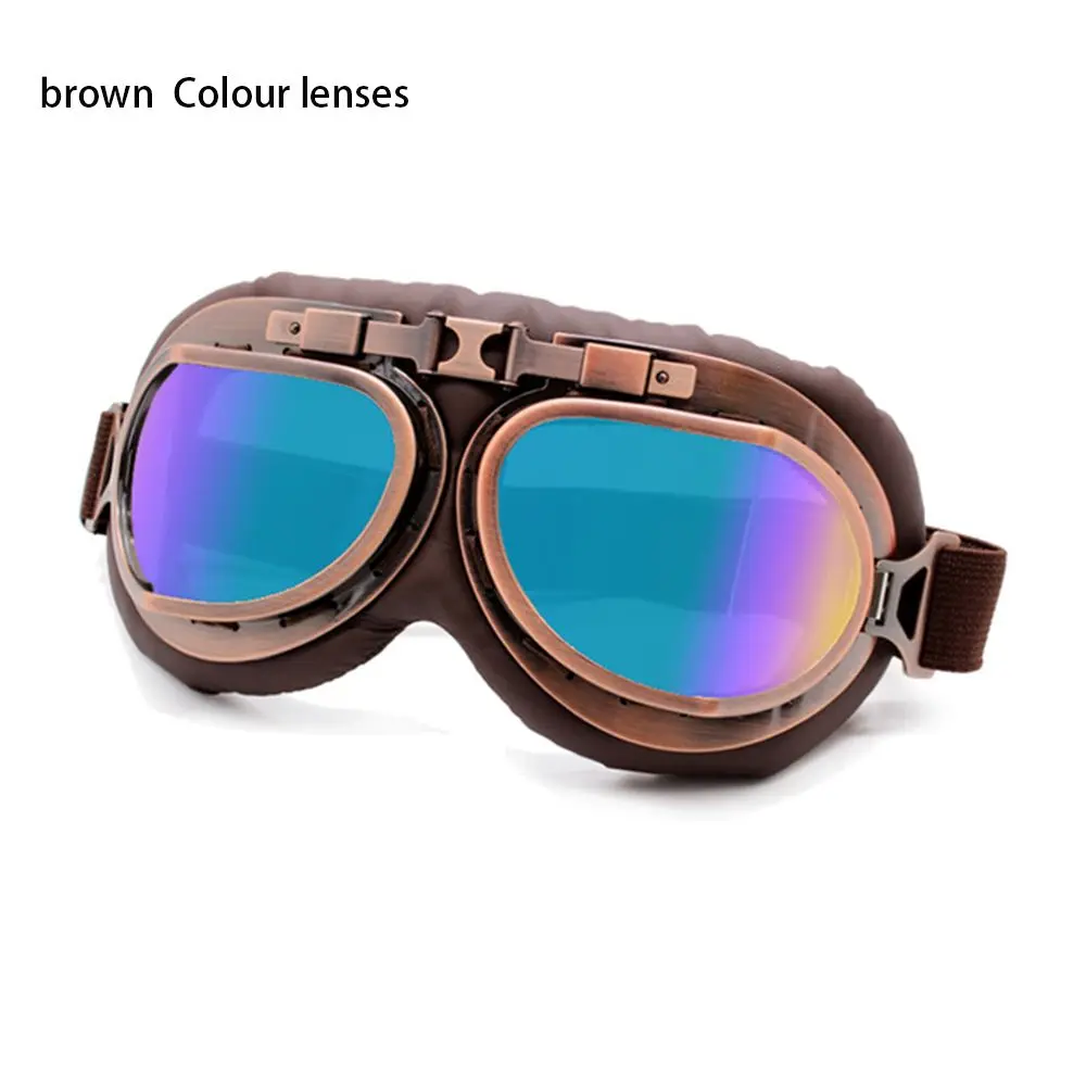 Pilot Retro Dustproof Motorcycle and Sports Protective Goggles