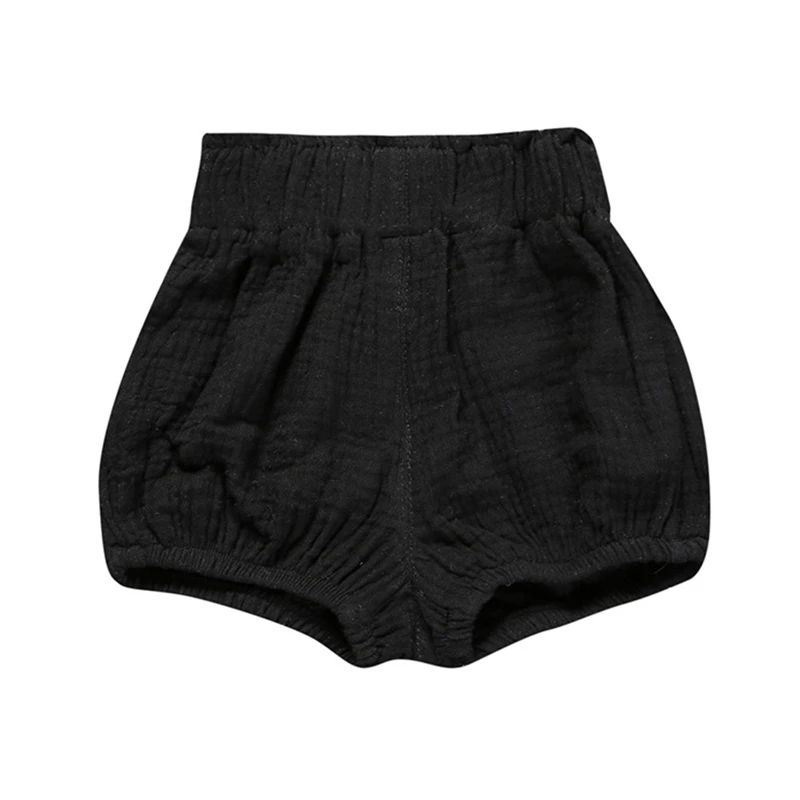 0-6Y Newborn Baby Bloomers Shorts PP Pants Cotton Linen Girls