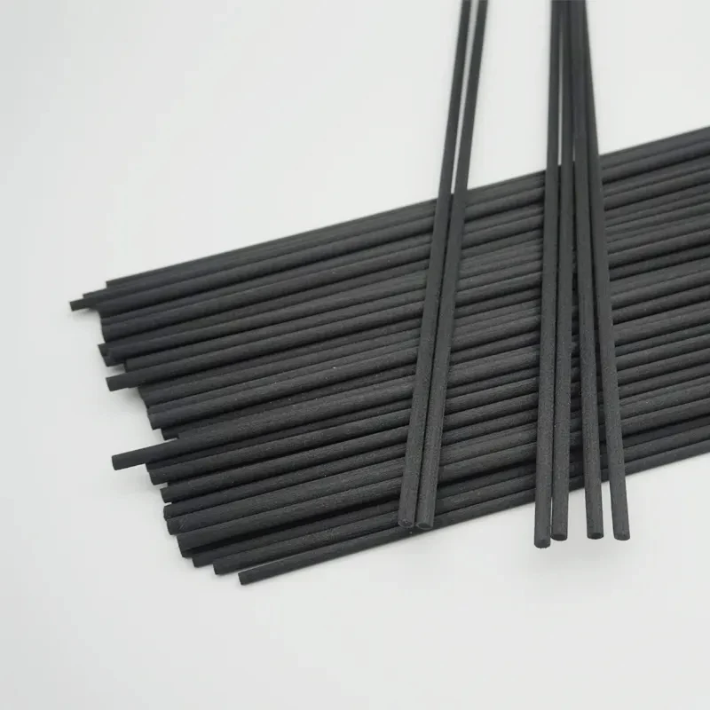 Rattan Sticks for Home Fragrance, Aromatherapy Diffuser Accessories, Fiber Sticks,Polyester Black, Dia 5mm, 4mm, 3mm, 100Pcs
