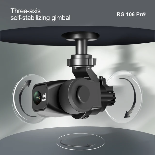 RG106 MAX GPS Drone 6K Professional Dual HD Camera with 3-Axis Gimbal FPV Obstacle Avoidance Brushless Foldable Quadcopter Toys 5