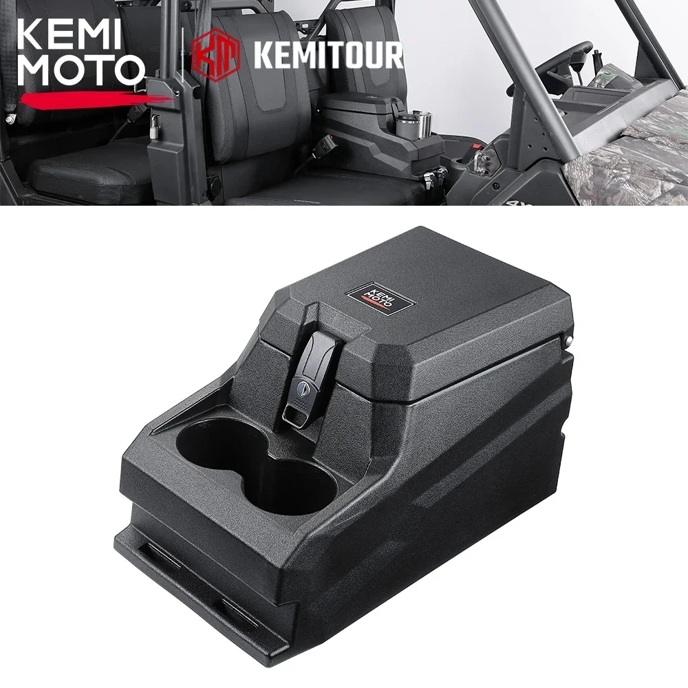 

KEMIMOTO UTV Uforce 1000 Bench Seat Center Console Organizer for CFMOTO Uforce 1000 for CF MOTO 1000 XL 19-24 Armrest Cup Holder