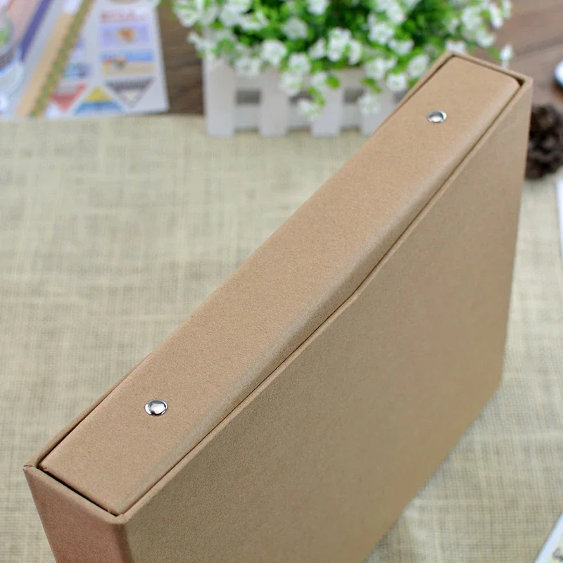 공백 및 느슨한 잎 사진 앨범, 핸드메이드, 웨딩, DIY, 자체 접착, 종이 앨범, 사진 커버, 크래프트 앨범, 30 페이지