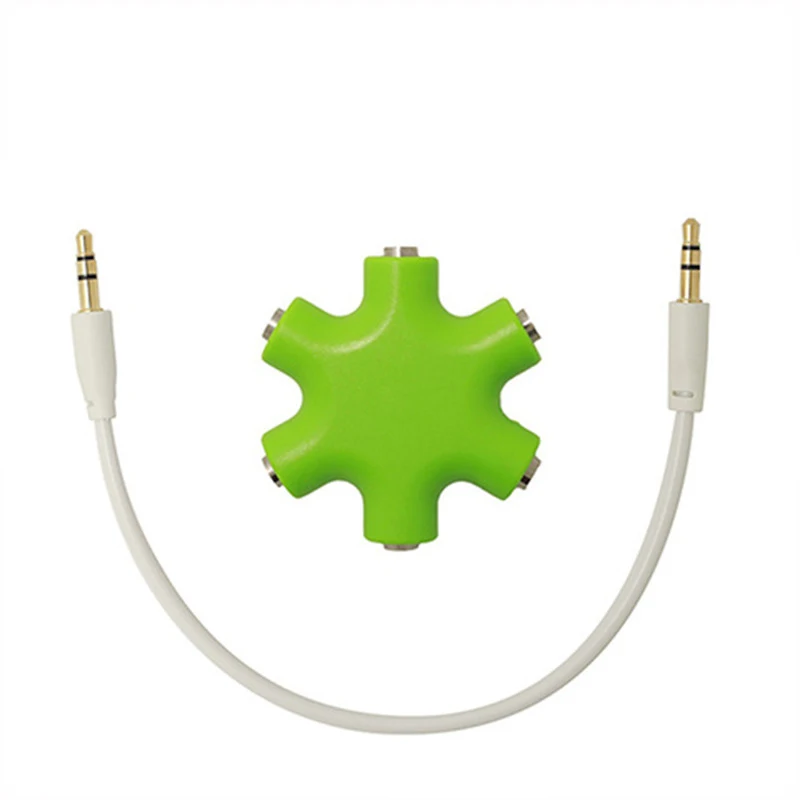 5-Way 3.5mm Audio Splitter Cable