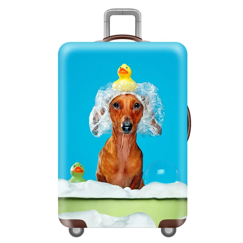 Thicken Luggage Cover Elasticity Trolley dust cover Suitcase Protection Cover For 18-32 inch Suitcase Case Travel accessories 5