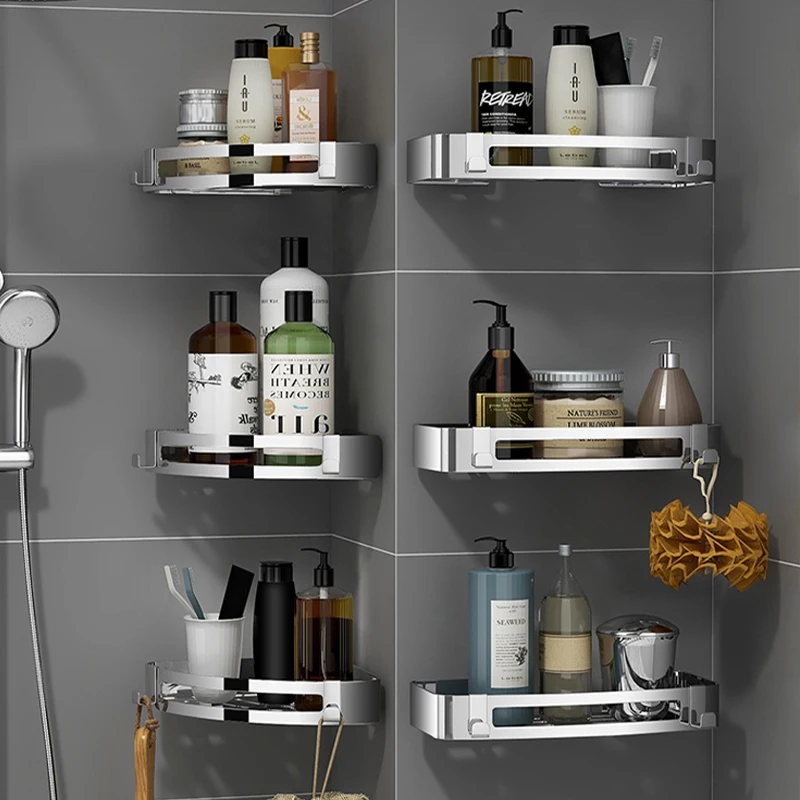 Stainless Steel Corner Rack for Bathroom Kitchen Storage storage rack bathroom shelf bathroom storage shelf storage shelf bathroom corner shelf