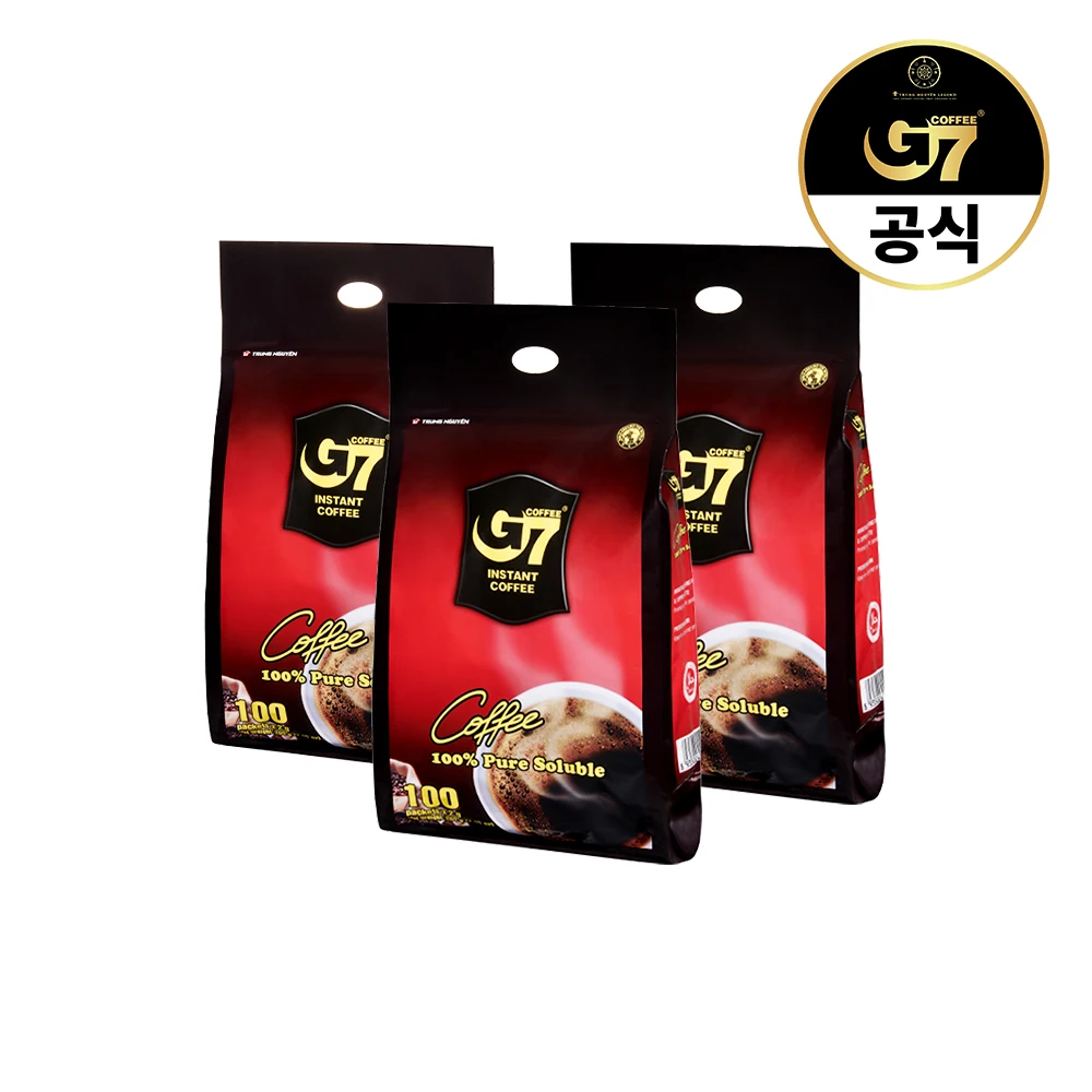 G7 베트남 커피 퓨어블랙 100개입 x 3개 (총 300T) - AliExpress 2
