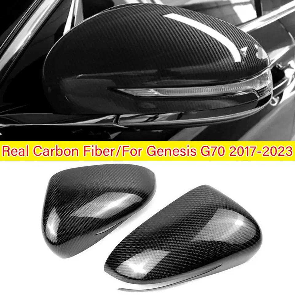 MIRROR MIRROR ブライダルインナー G70 CarbonTrix G70 Carbon Fiber OEM Mirror Covers genesis