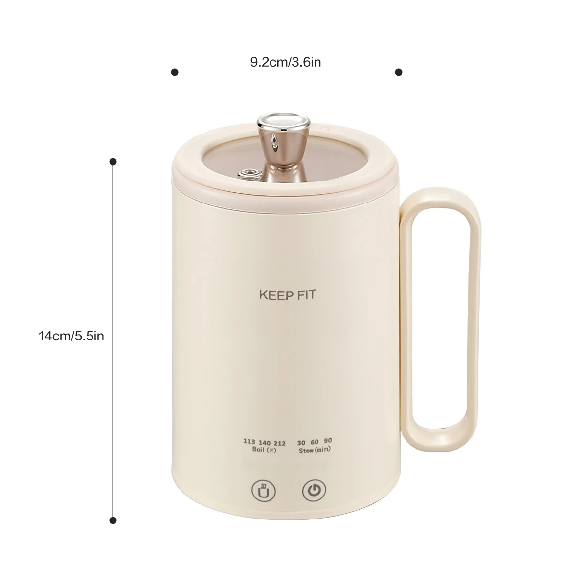 Portable Mini Travel Boiling Water Cup Tea Making Mini Timer Electric Kettle Electric Stew Cup Automatic Electric Boiling Cup 6