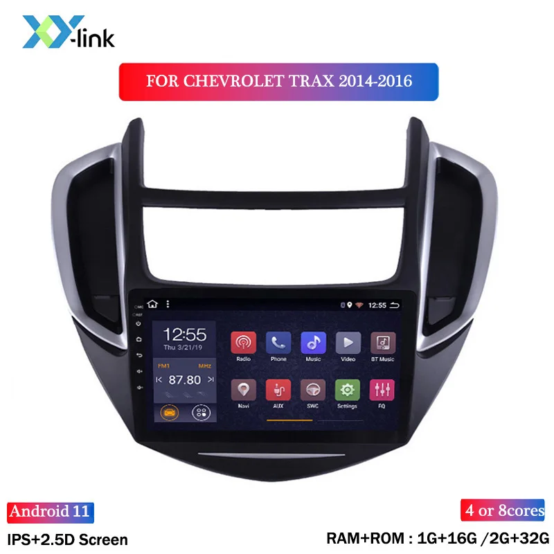 

9 inch Android 8.1 Car Radio for chevrolet TRAX 2014-2016 GPS Navigation car multimedia player system with bluetooth no 2 din