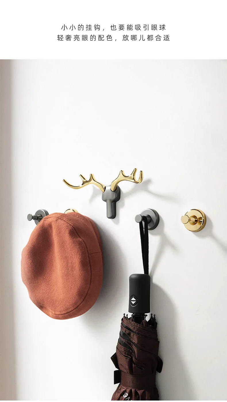 Wandbehang Kleider haken Küchen schrank Lagerung Schlafzimmer Robe Haken Salon Kleider haken Robe Haken Handtuch haken Bad zubehör badezimmerzubehör badezimmer haken küchen schrank aufbewahrung kleiderbügel schlüssel w – Detail 6