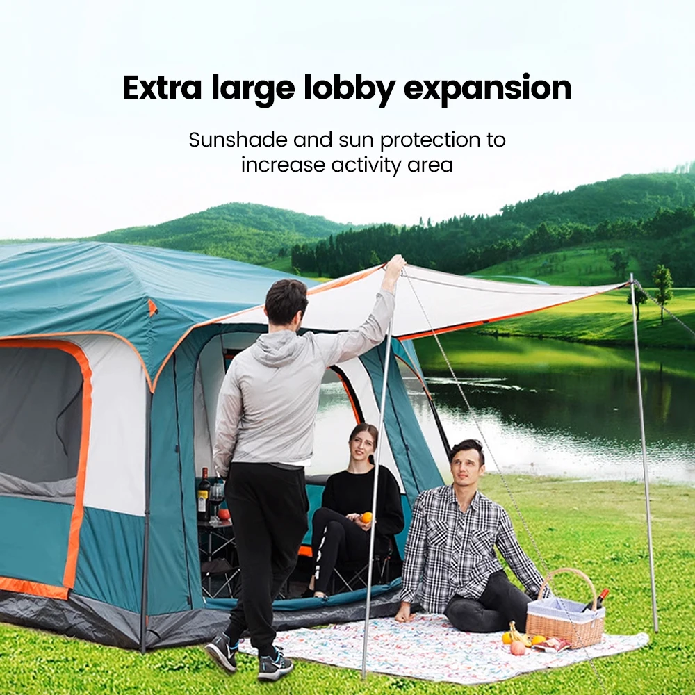 4 Season Family Camping Tent 6