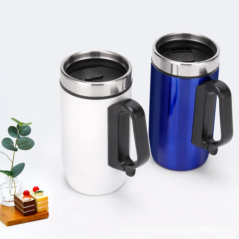 

1PCS Cup Thermal Mug with handle for hot or cold drink 280 ml,cup thermal Portable Rainbow Cup Travel Tumbler Office Water Mugs
