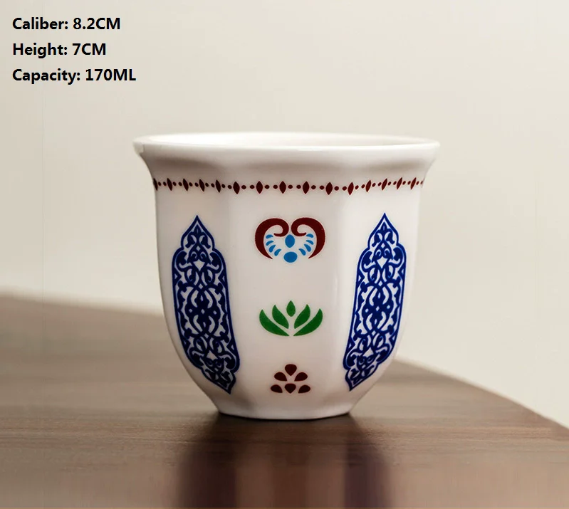 170/250ML Ceramic Coffee Cups Hand Held Latte Espresso Mugs Creative Home Stars Moon Pattern Anti-scald Cappuccino Teacup Gifts