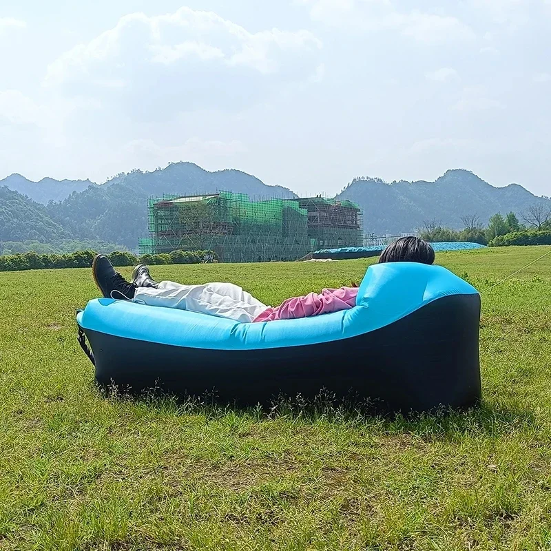 Premium Outdoor Inflatable Air Sofa Bed - Lazy Bag Beach Lounger, 240x70cm