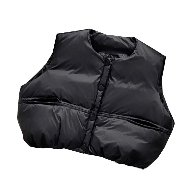 Children Vest Child Vest 1-7 Age Girls Boys' Winter Warmth Thickened Down Korean style Outdoor Sleeveless Jacket
