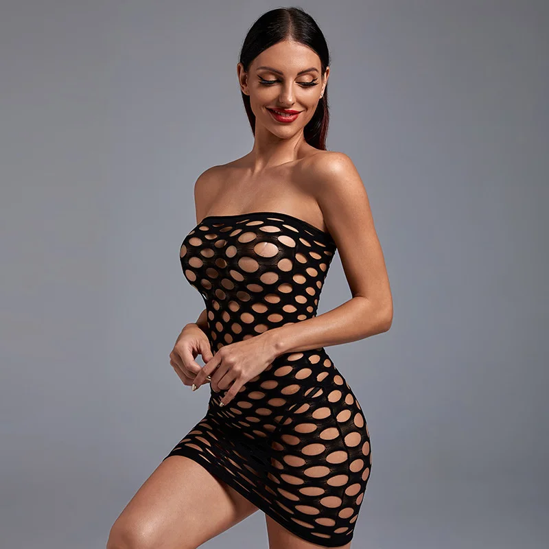Sexy Lingerie Bodystocking Fishnet Elasticity Crotchless
