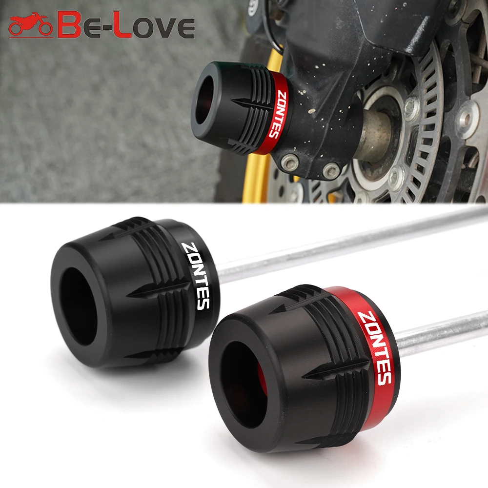 

For ZONTES 350D 350E 350M 2023 2024 310M 310R 310T 310V 310X ZT250R Motorcycle Front Wheel Fork Slider Axle Crash Protector Cap