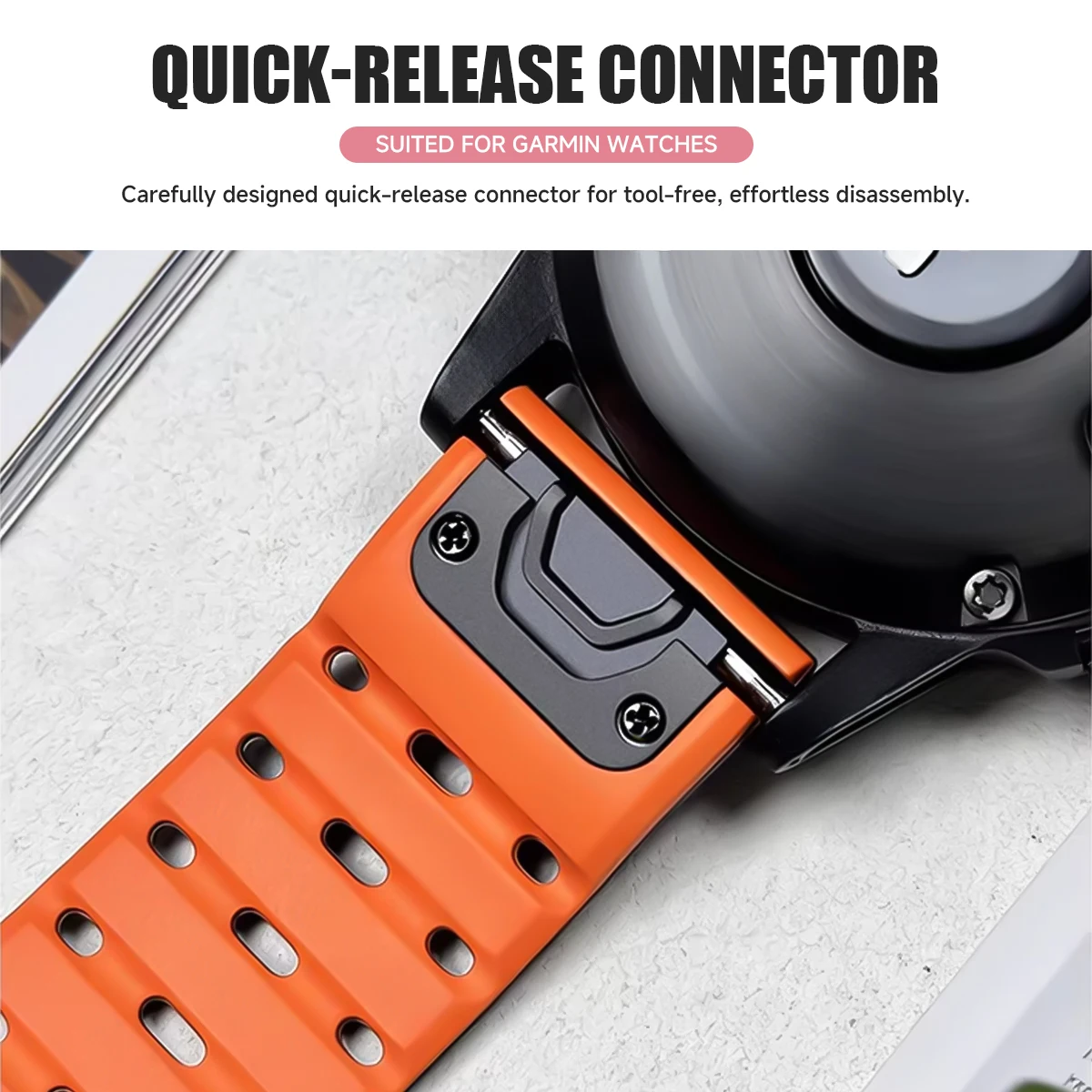 Magnetic Silicone Strap with Quickfit 22mm Band