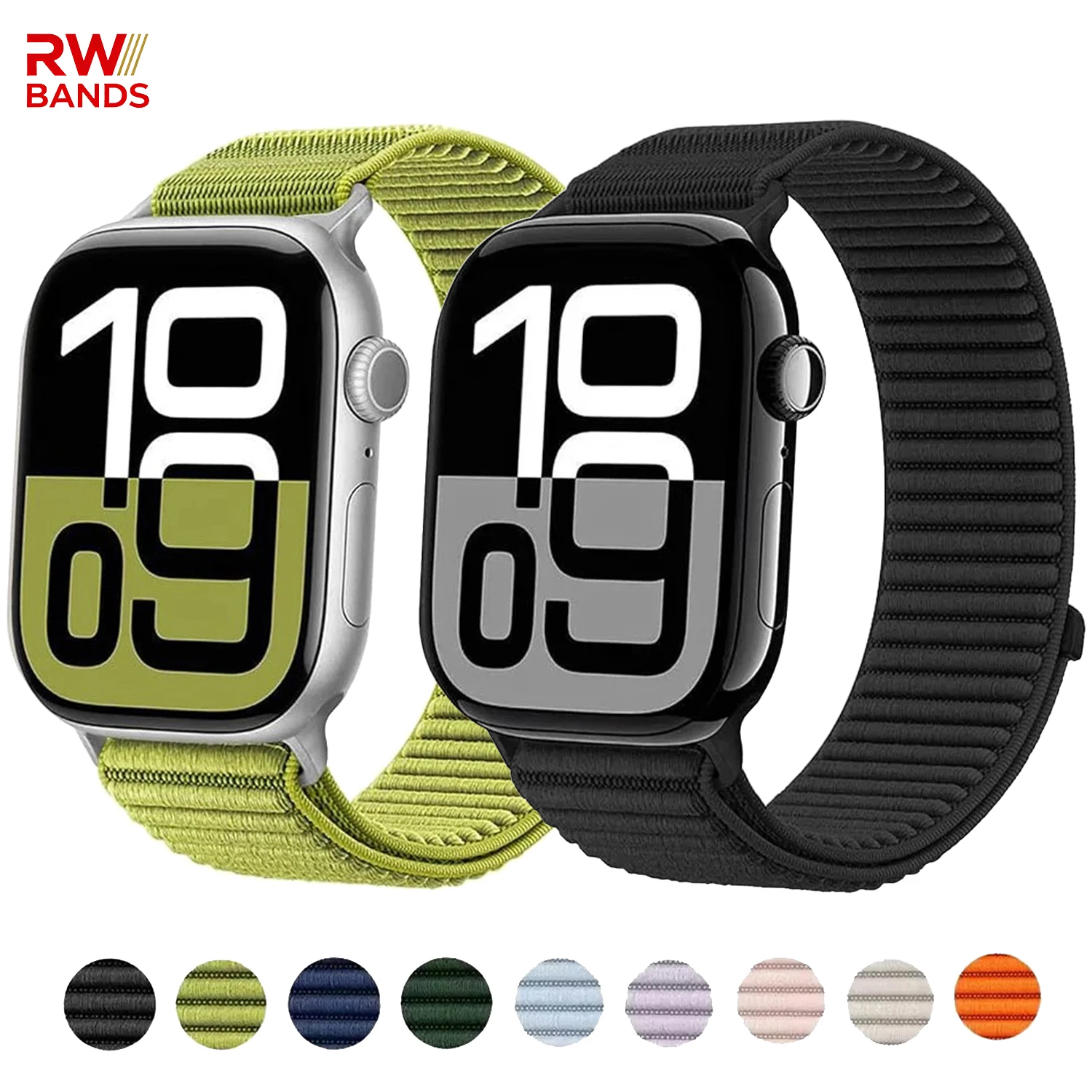 Durable Nylon Loop Watch Band - Versatile Strap Bracelet