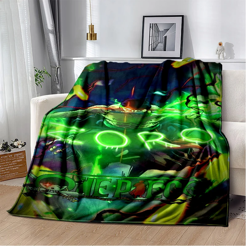 2026 One Piece Luffy Gear 5 Wanted Flannel Blanket 2026 All-Season Double-sided Warm Throw Fashion Nap Blanket for Home 2