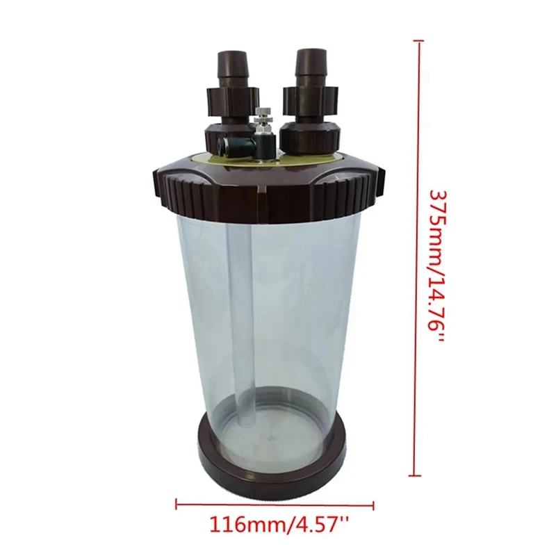 ABKW-Clear CO2 Atomizer External Turbo Super Diffuser Atomizer Fish Tank Aquarium Waterplant Fish Tank Landscape Aquatic 6