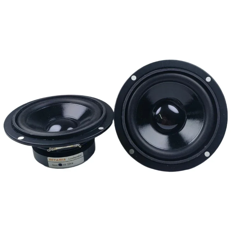 SOTAMIA 2Pcs 3 Inch Midrange Bass Speakers 4 Ohm 15W Outdoor Waterproof Bluetooth Speaker Audio Hifi Music DIY Music Loudspeaker