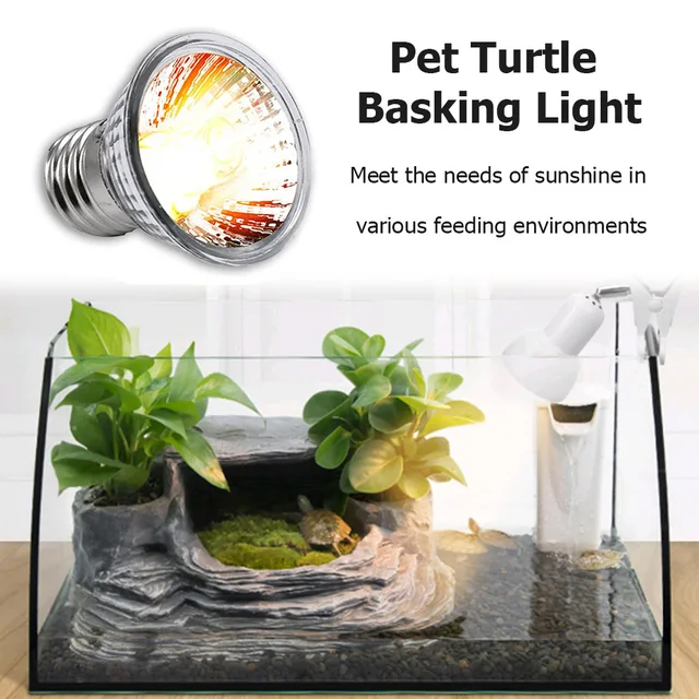 Reptile Tortoise UVA UVB Heating Reptile Lamp Bulb Turtle Basking UV Light Sunlamp Turtle Basking Light 2
