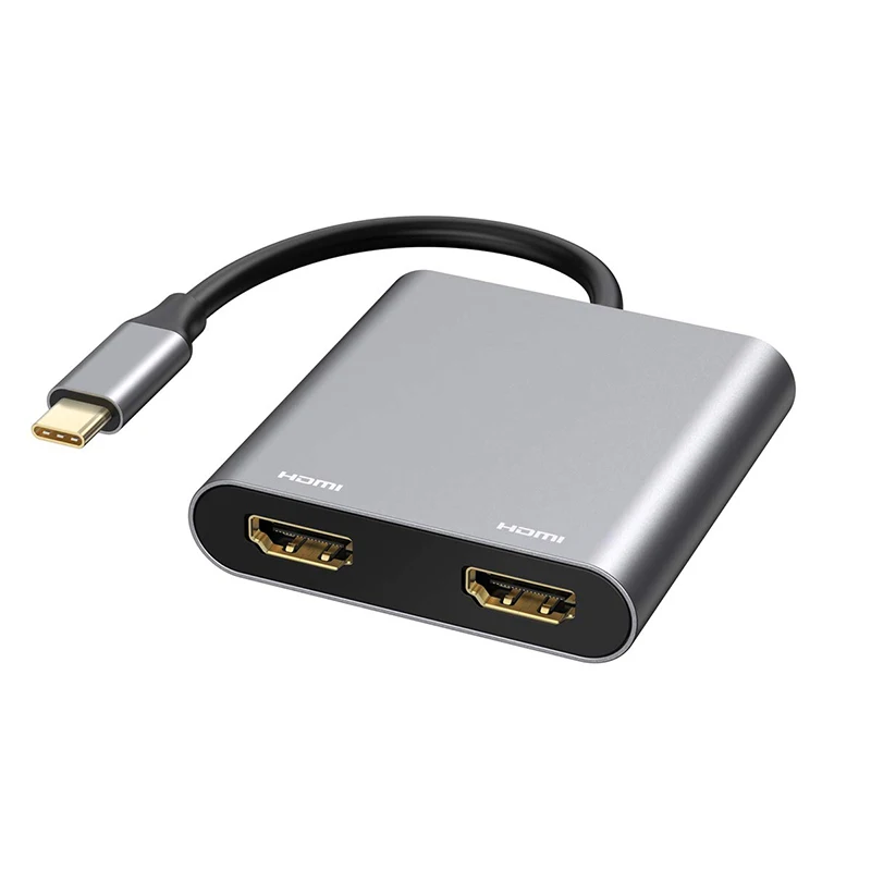

Док-станция с двумя портами USB Type-C и поддержкой HDMI
