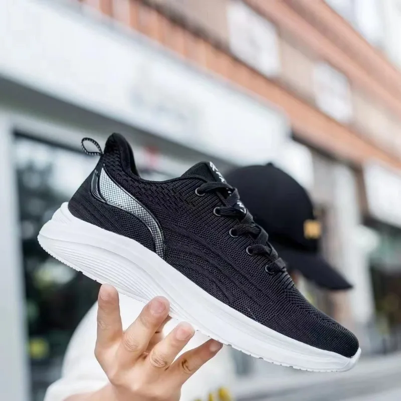 Ladies Sneakers Plus Size44 Autumn New Lace-up Women's Vulcanize Shoes Outdoor Female Walking Flats Solid Daily Women Sport Shoe