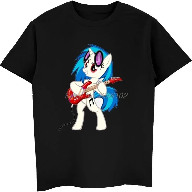 

Men's Summer Valentine's Day Gift T-Shirt for Friends Hip Hop Rock DJ Music Pony T-Shirt Anime Cartoon Harajuku Cotton T-Shirt