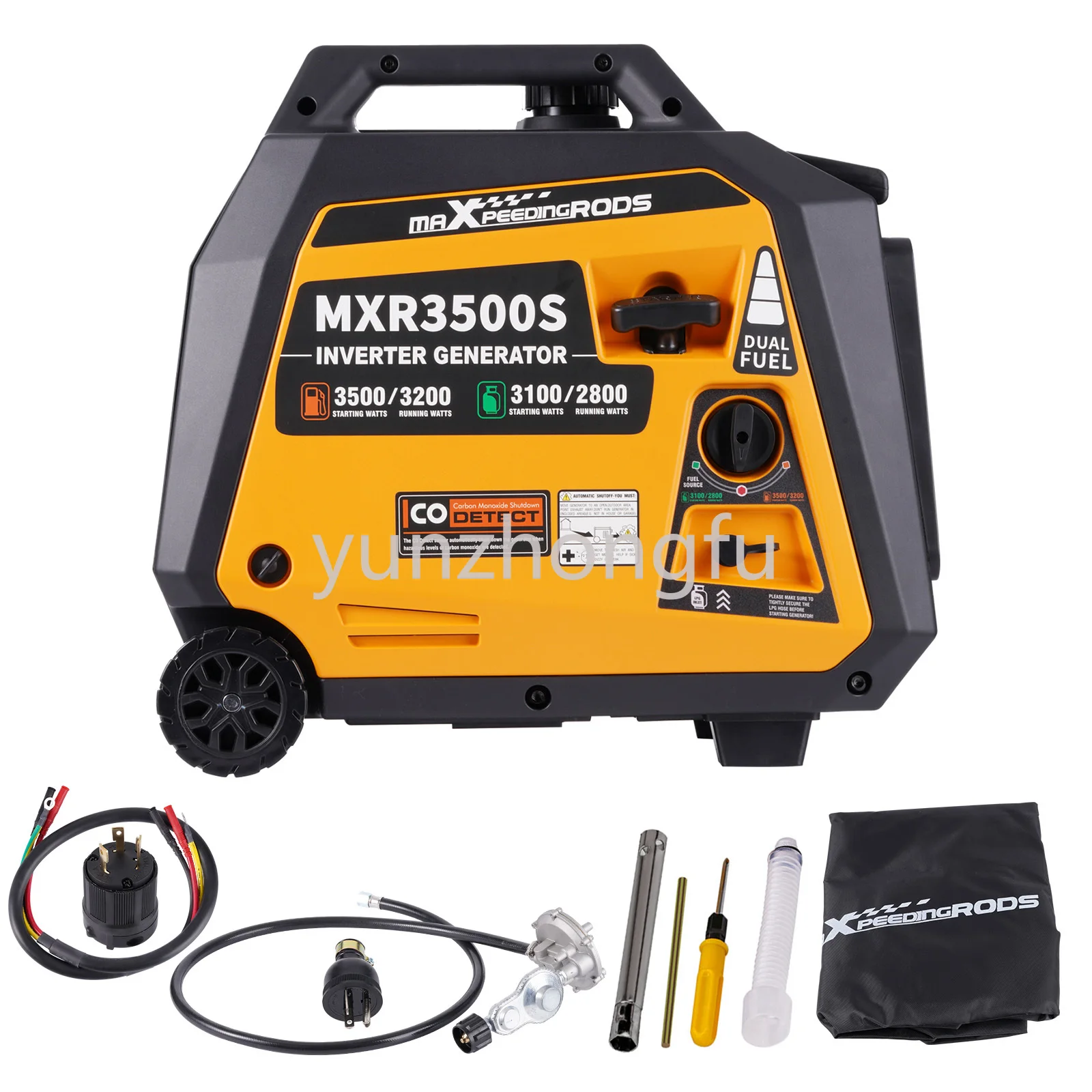 

MaXpeedingrods двойной топливный бензиновый генератор 3500 Вт LPG 3100 Вт Тихий легкий Электрический