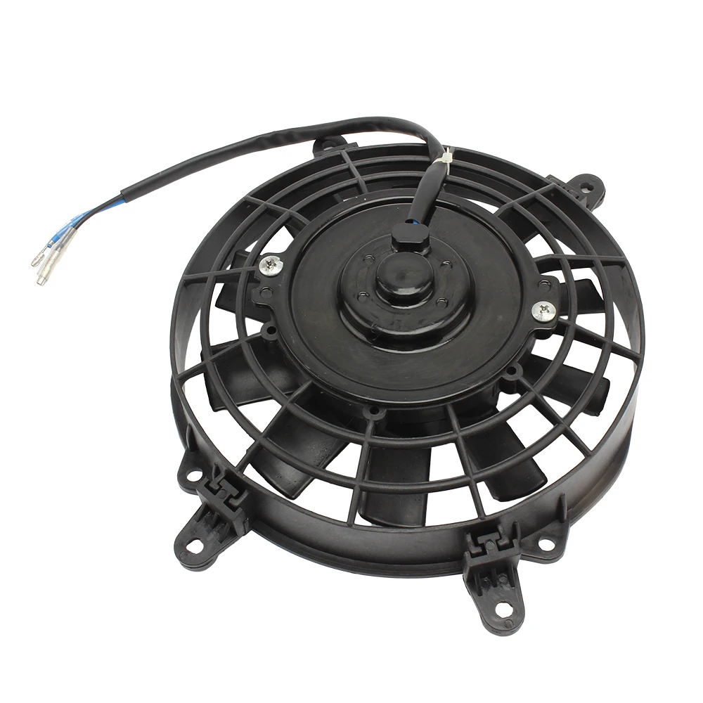 Motorcycle Cooling Fan Motorcycle Radiator Fan 12V Electrofan Cooling KTM Honda Yamaha ATV Quad Go Kart Moped 250cc Motocross Accessories