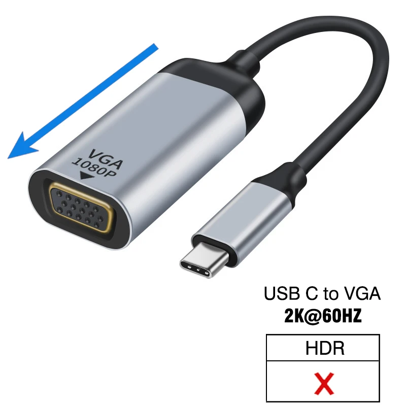 8K Multi-Port USB-C to Display Adapter with HDMI, DisplayPort, Mini DisplayPort, and VGA Connectivity