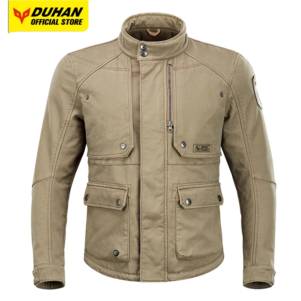 

DUHAN New Waterproof Motorcycle Jackets Wear-resisting Breathable Motocross Riding Clothes CE Certified Protective Equipment