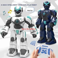 Intelligent Voice Robot Programming Voice Conversation Gesture Induction Interactive Smart Robot Music 2.4G Control 40cm Large 2