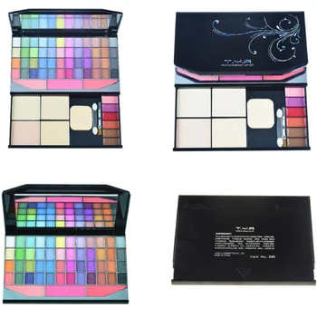 Pro Women Gifts All In One Makeup Kits Full Set Eyeshadow  Palette Lips Blush Eyebrow Concealer Brush Mirror Foundation Make up