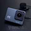 CERASTES Action Camera 4K60FPS with wifi remote control, electronic image stabilization, suitable for diving and outdoor sports. 4