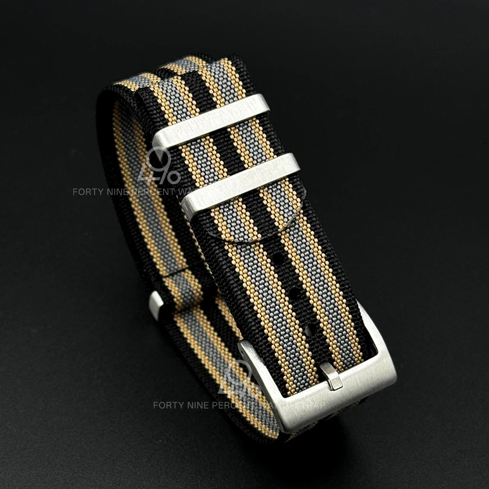 Premium Woven Nylon Fabric Watchband - Versatile One-Piece Design (Multiple Sizes Available)